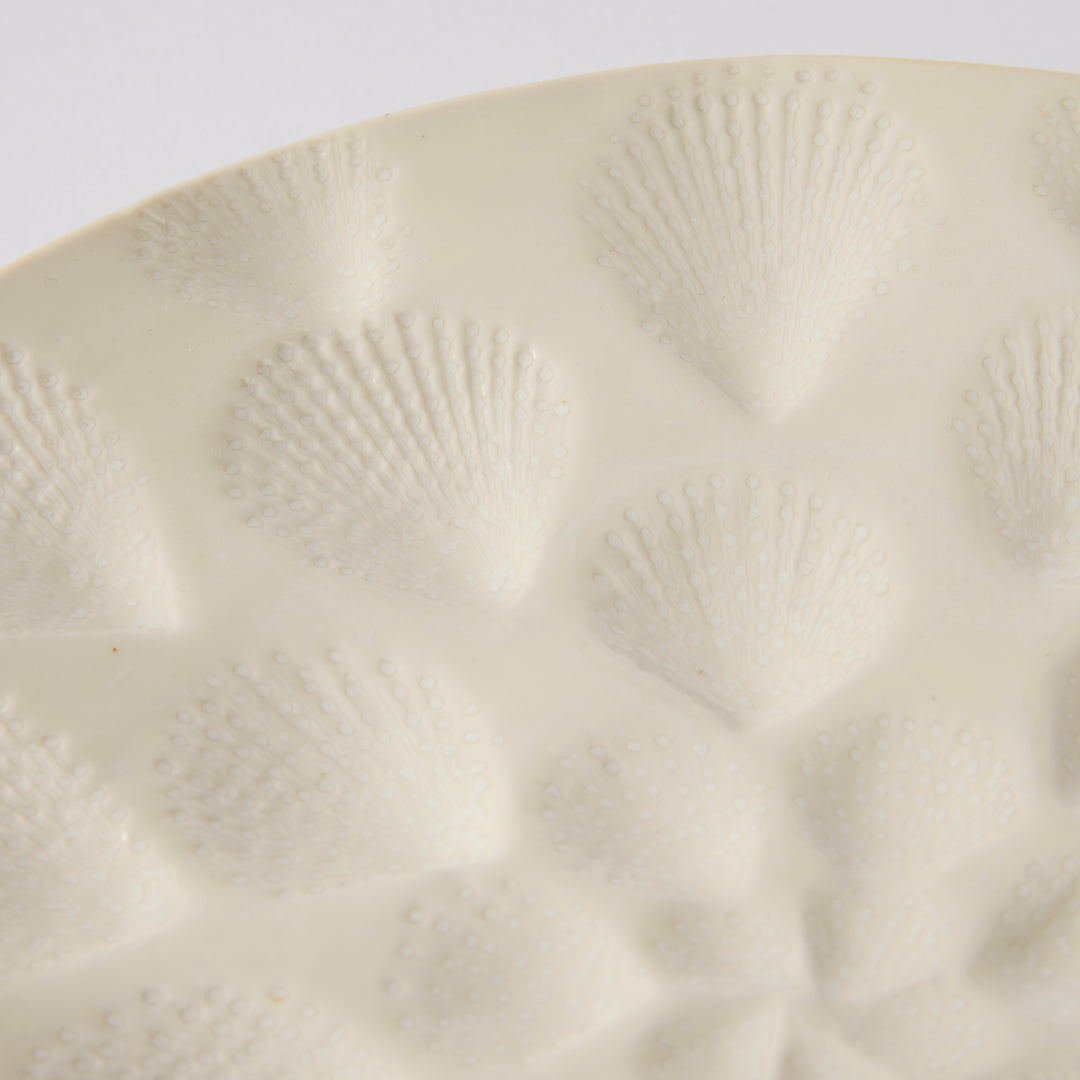 Nautilus White Small Plate - Madras Link