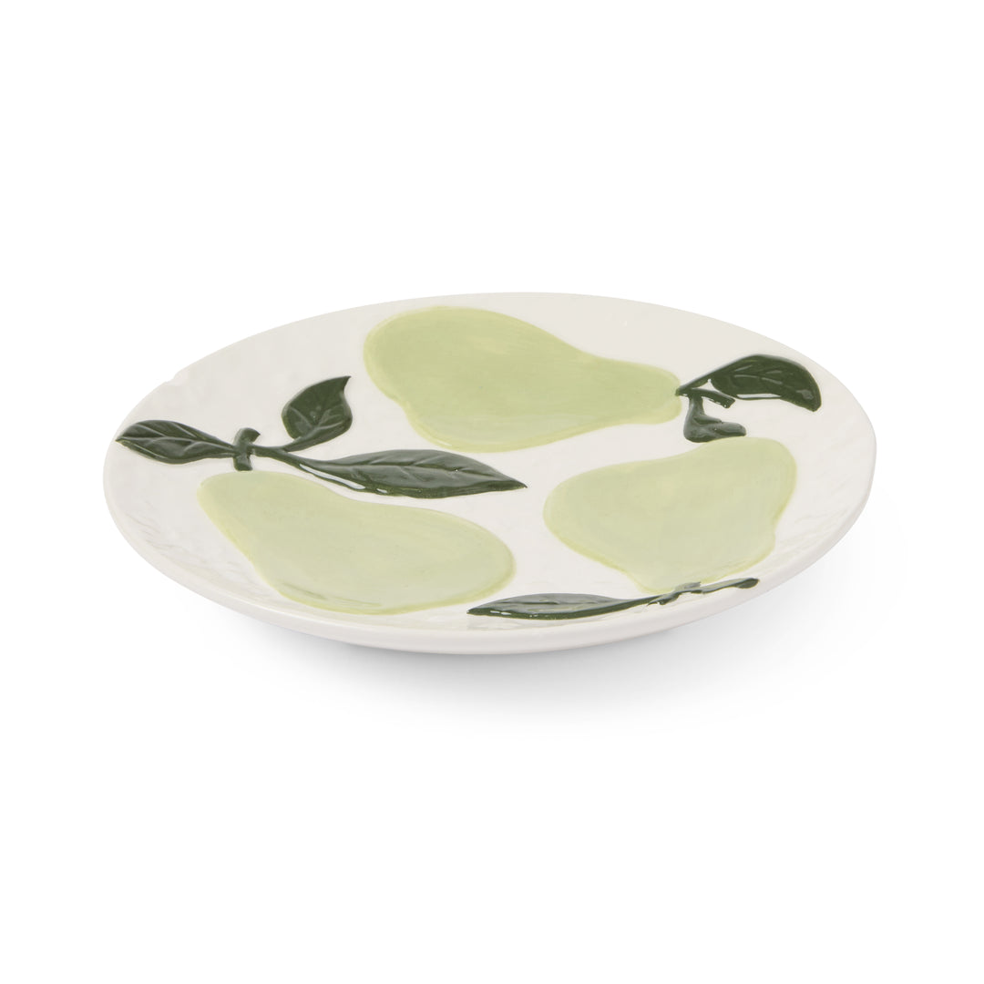 Pear Tree Hand Painted Small Plate - Madras Link