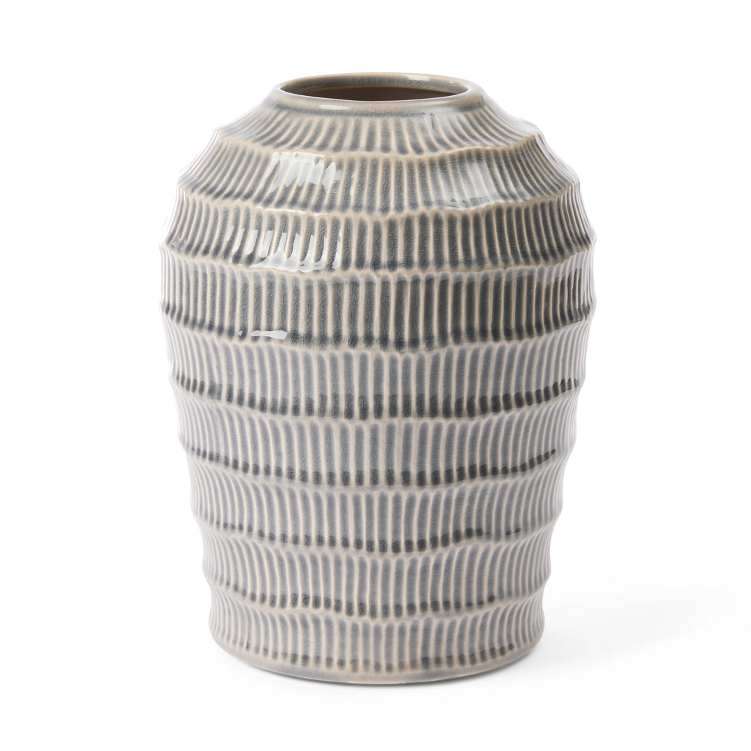 Nautilus Light Blue Vase - Madras Link