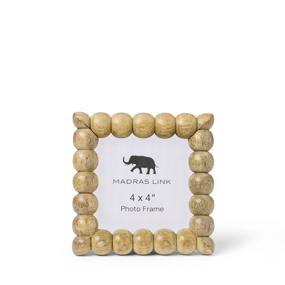 Bobbin Natural Photo Frame Square - Madras Link