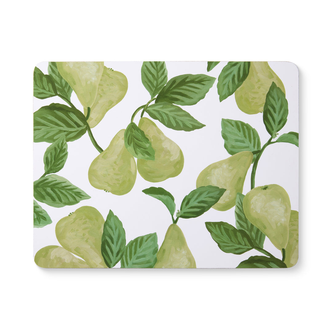 Pear Tree Rectangle Placemat Set of 4 - Madras Link