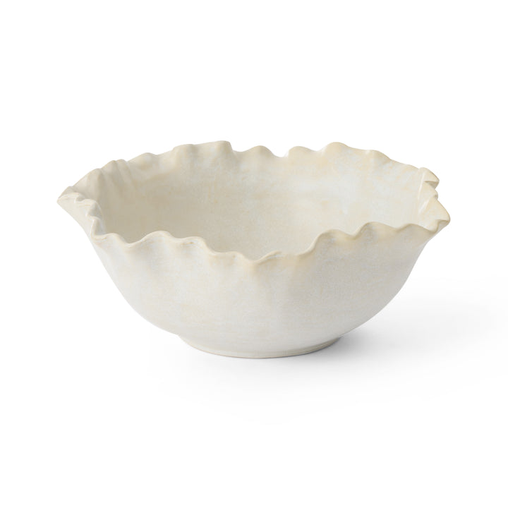Lagoon Ivory Glazed Bowl - Madras Link