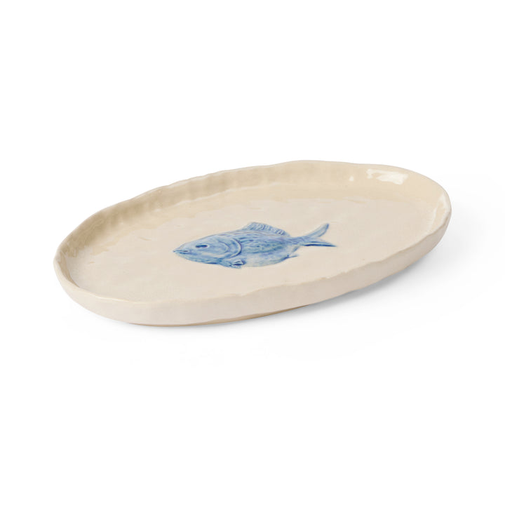 Minnow Blue Dish - Madras Link