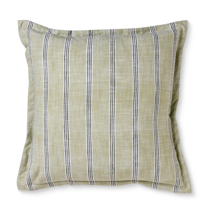 Sylvan Green Stripe Cushion - Madras Link