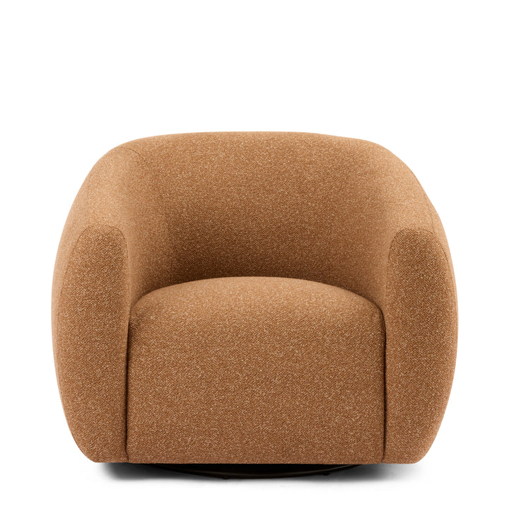 Casa Rust Textured Swivel Chair - Madras Link