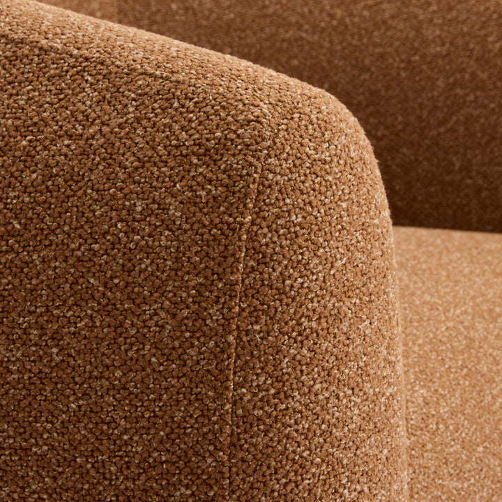 Casa Rust Textured Swivel Chair - Madras Link