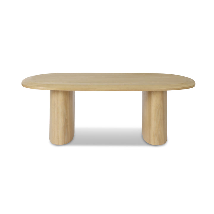 Carmine Oak Veneer Coffee Table - Madras Link