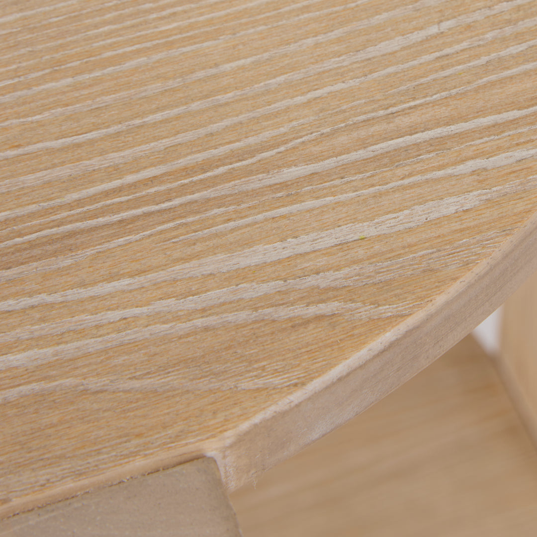 Hudson Light Wood Side Table - Madras Link