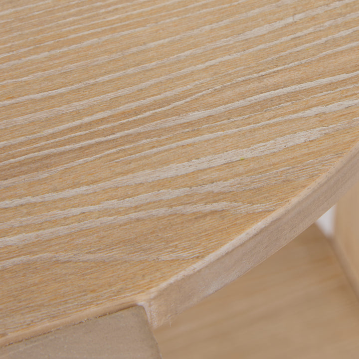 Hudson Light Wood Side Table - Madras Link