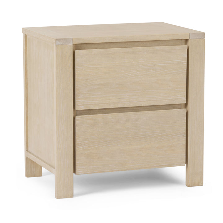 Hudson Light Wood Bedside Table - Madras Link