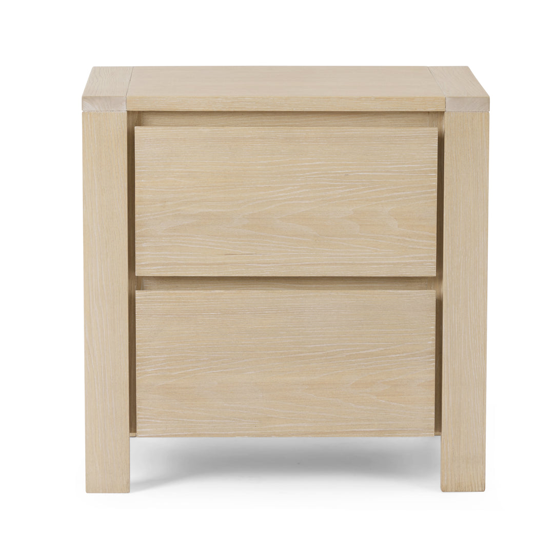 Hudson Light Wood Bedside Table - Madras Link
