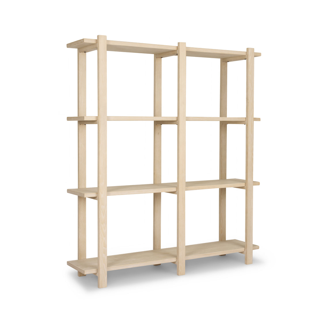 Hudson Light Wood Shelving Unit - Madras Link