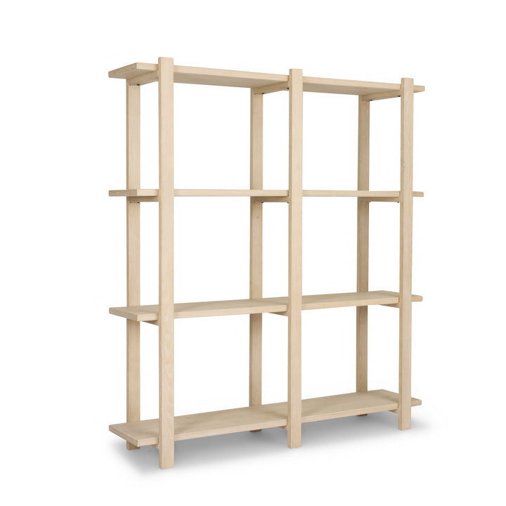 Hudson Light Wood Shelving Unit - Madras Link