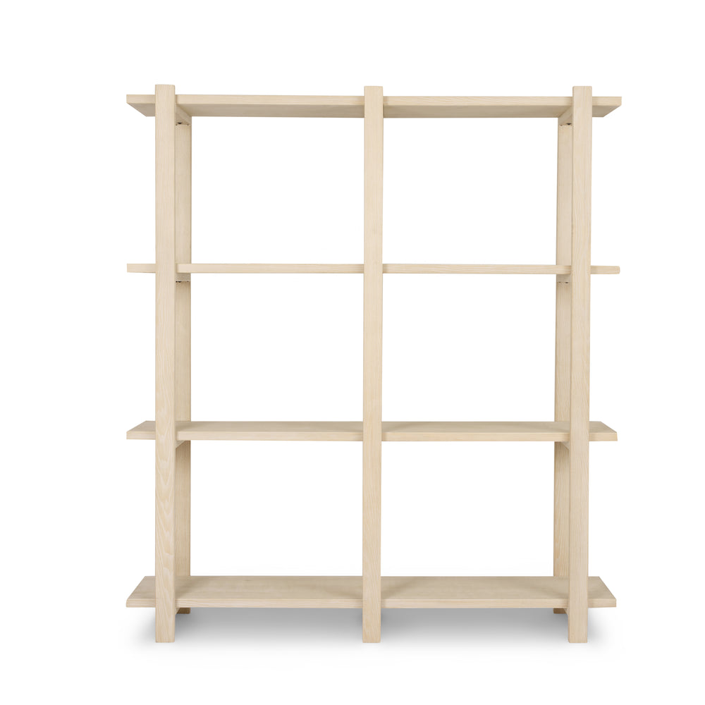 Hudson Light Wood Shelving Unit - Madras Link