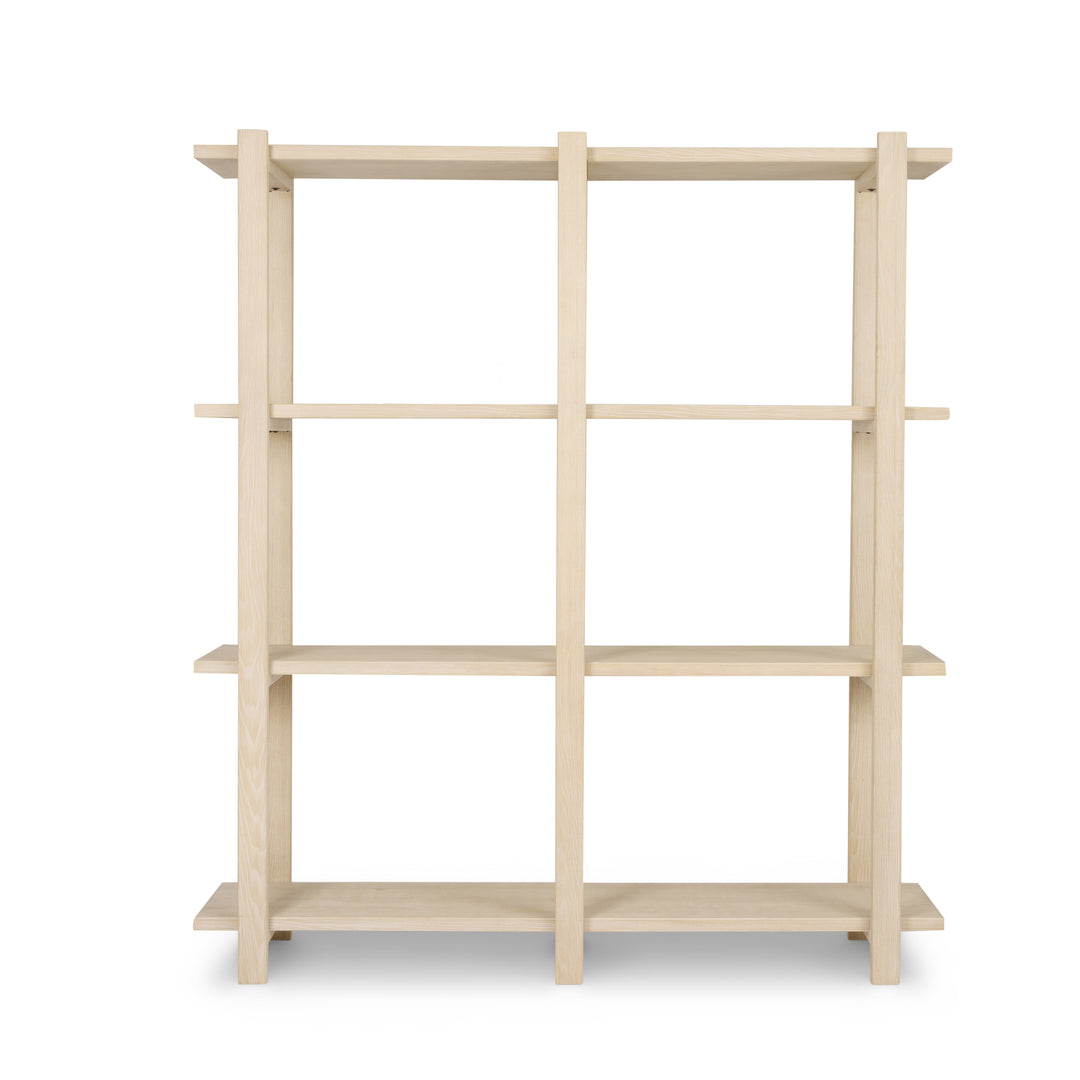 Hudson Light Wood Shelving Unit - Madras Link