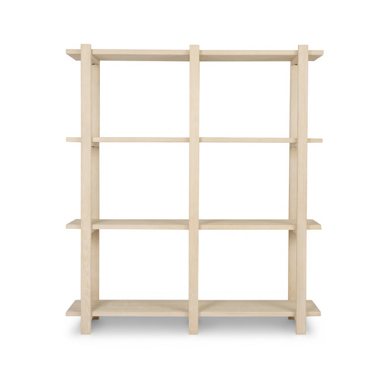 Hudson Light Wood Shelving Unit - Madras Link