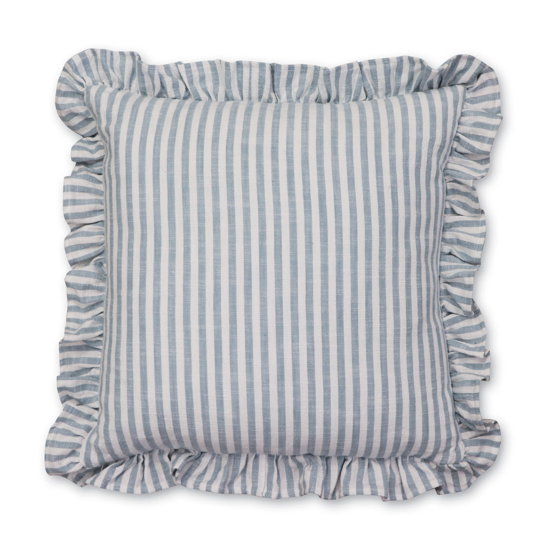 Ruffles Blue Cushion - Madras Link