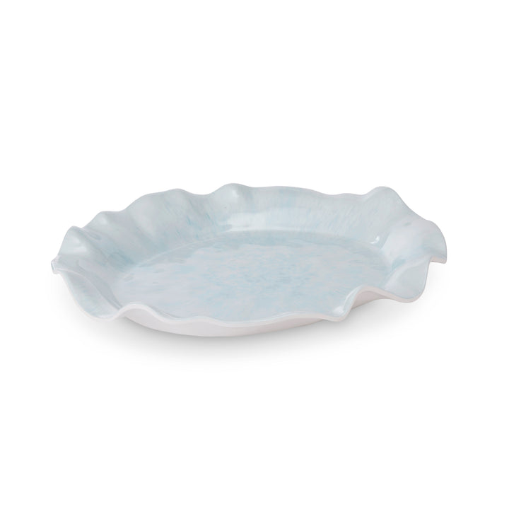 Tide Melamine Blue Platter - Madras Link