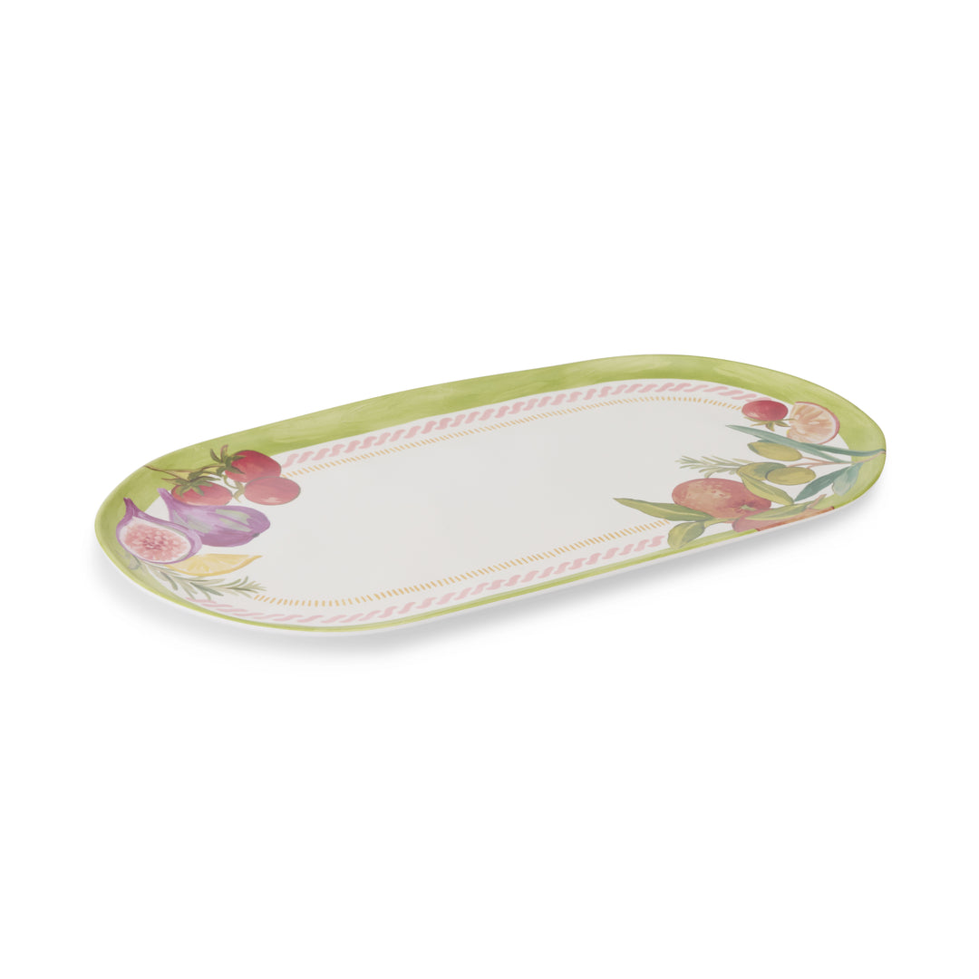 Fiesta Melamine Oval Platter - Madras Link