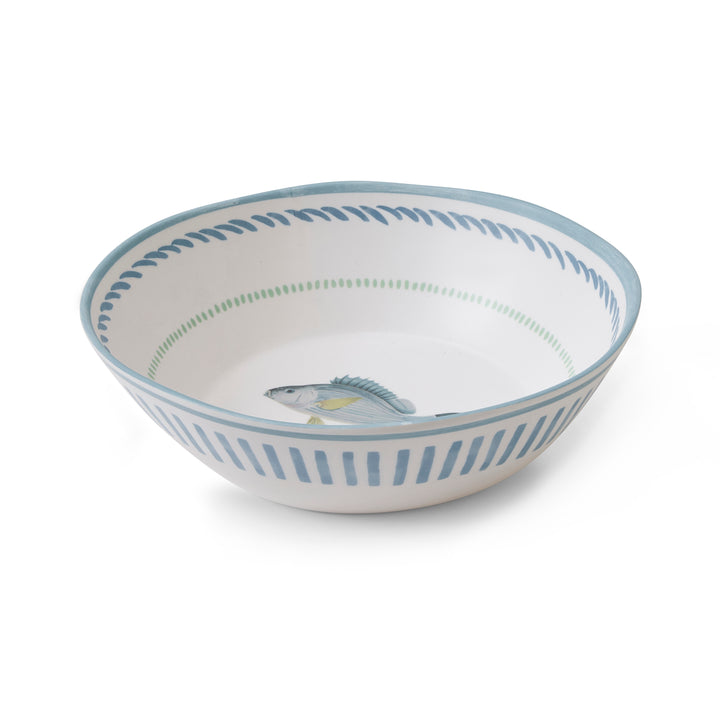 La Mer Melamine Serving Bowl - Madras Link