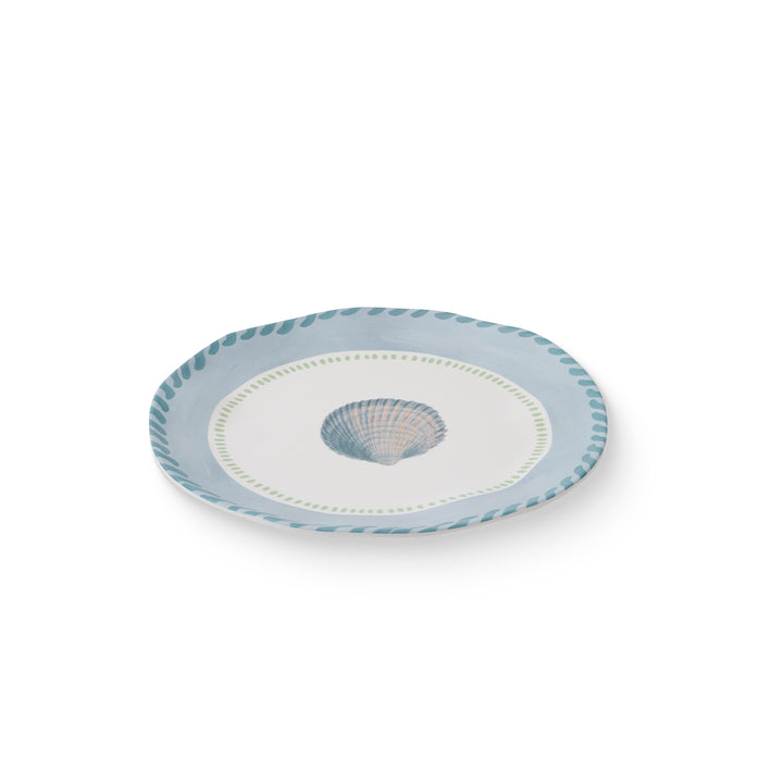 La Mer Cockle Melamine Small Plate - Madras Link