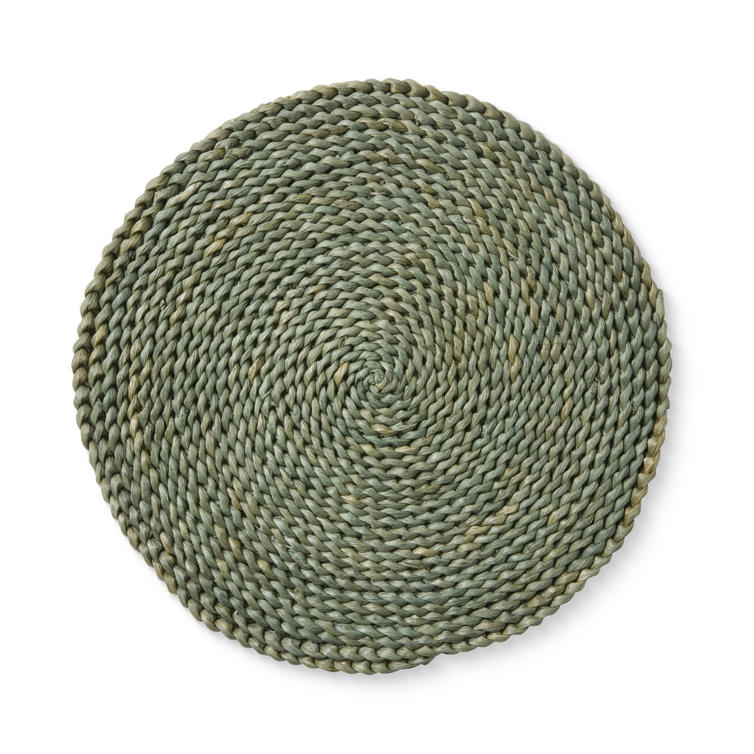 Braided Dark Green Placemat - Madras Link