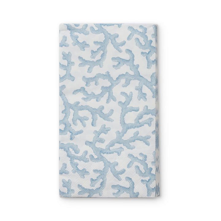 Hayman Coral Blue Paper Napkin Set - Madras Link