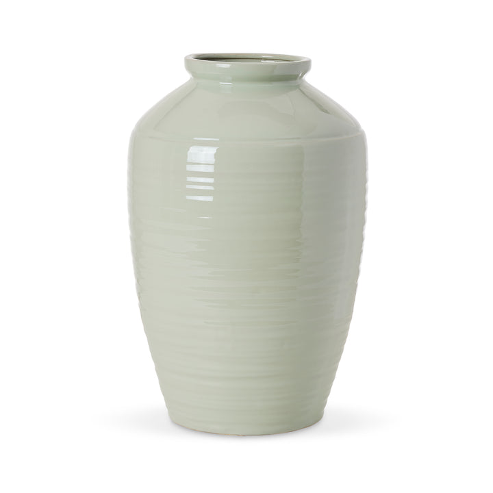 Canton Light Green Urn Vase - Madras Link