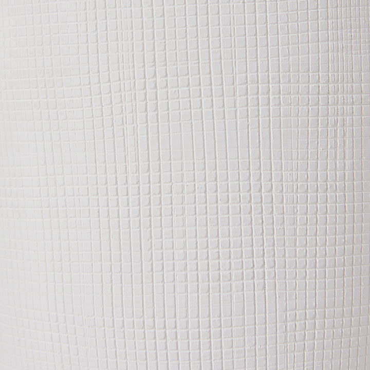 Nelson White Textured Vase Large - Madras Link