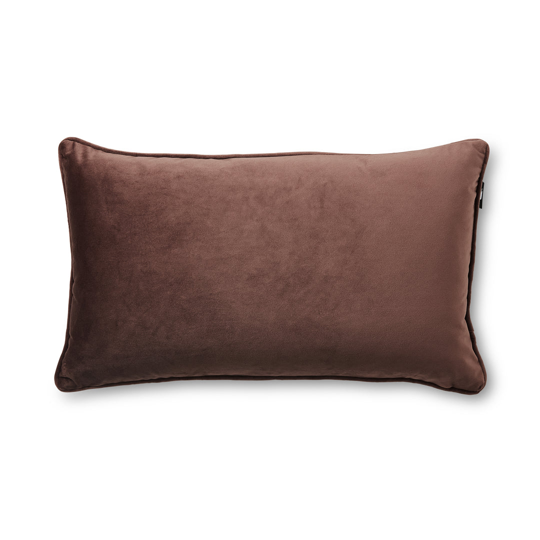 Mira Velvet Mocha Lumbar Cushion