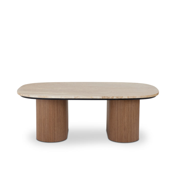 Oscar Travertine Look Coffee Table - Madras Link