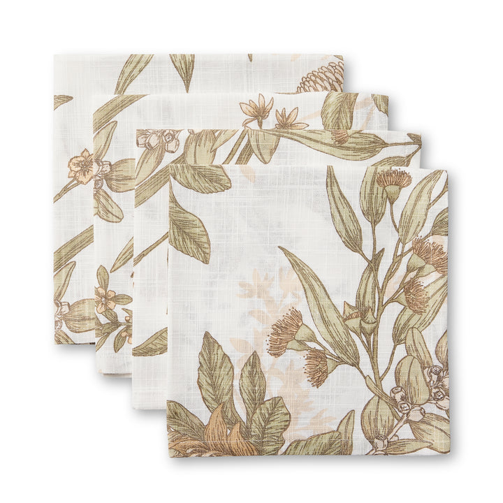 Glenelg Neutral Napkin Set Of 4 - Madras Link