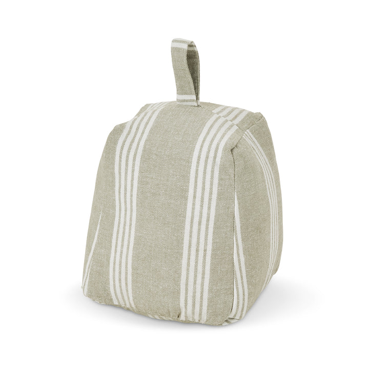 Murray Green Stripe Door Stop - Madras Link