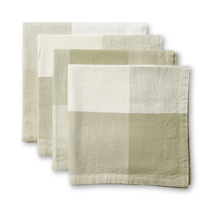 Heide Green Check Napkin Set of 4 - Madras Link
