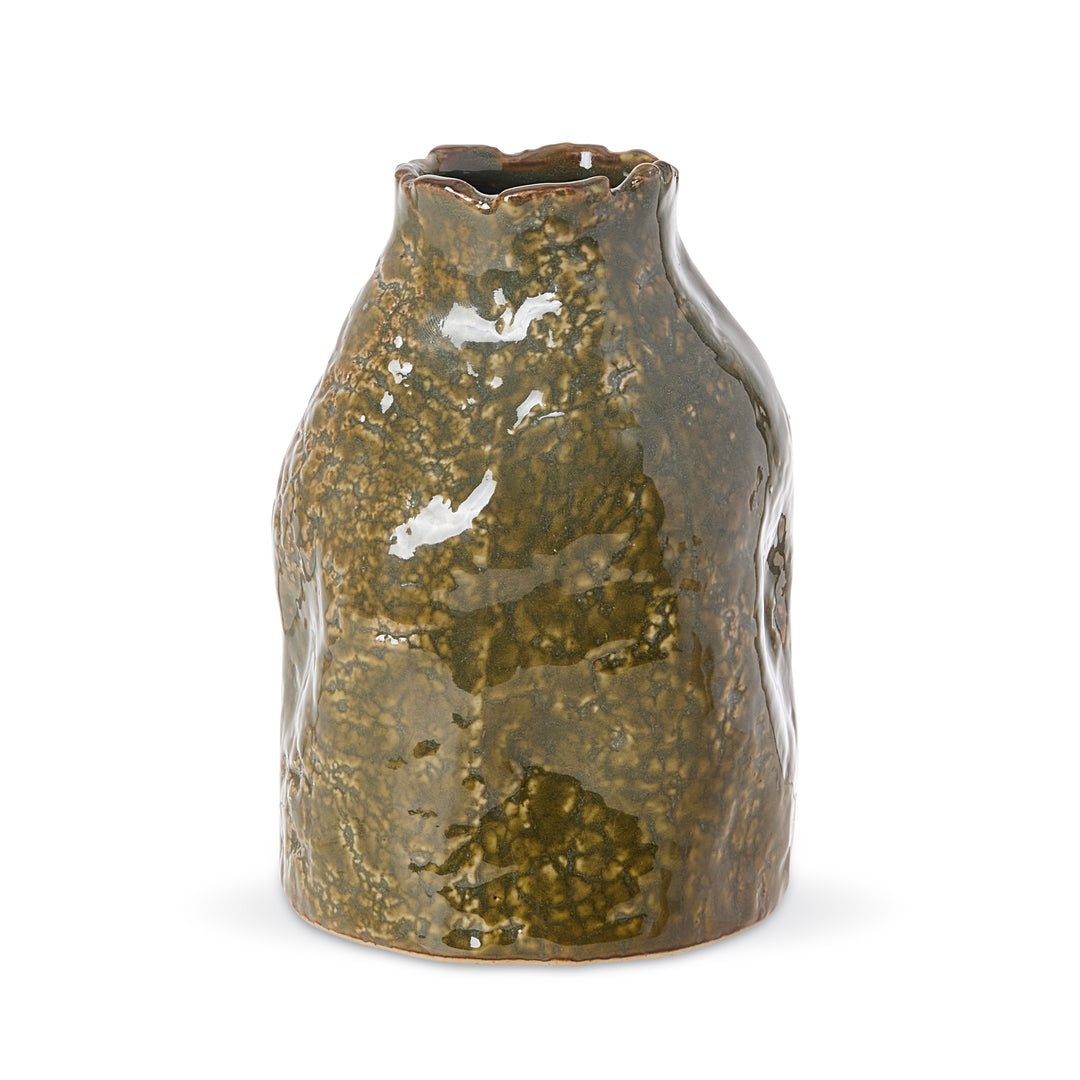 Chloe Olive Small Vase - Madras Link