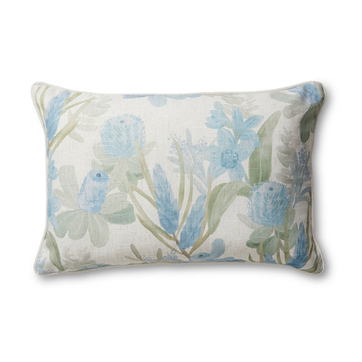 Sanders Blue Lumbar Cushion - Madras Link