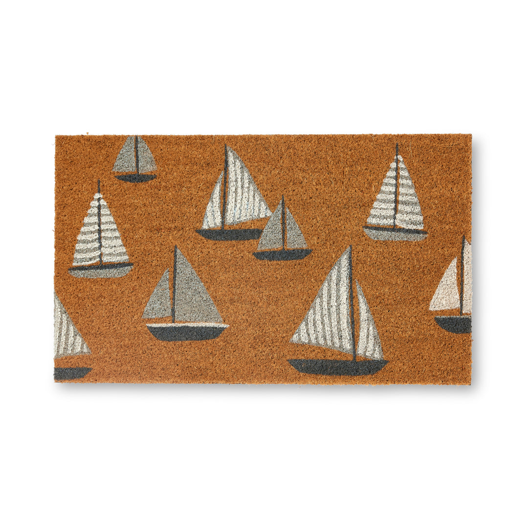 Sailing Boats Doormat - Madras Link