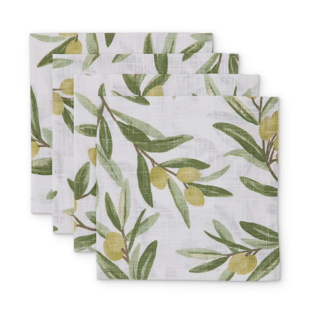 Sicilian Olive Napkin Set of 4