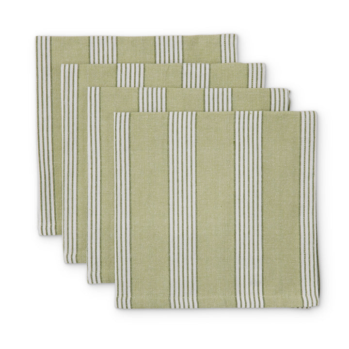 Catania Green Stripe Napkin Set of 4