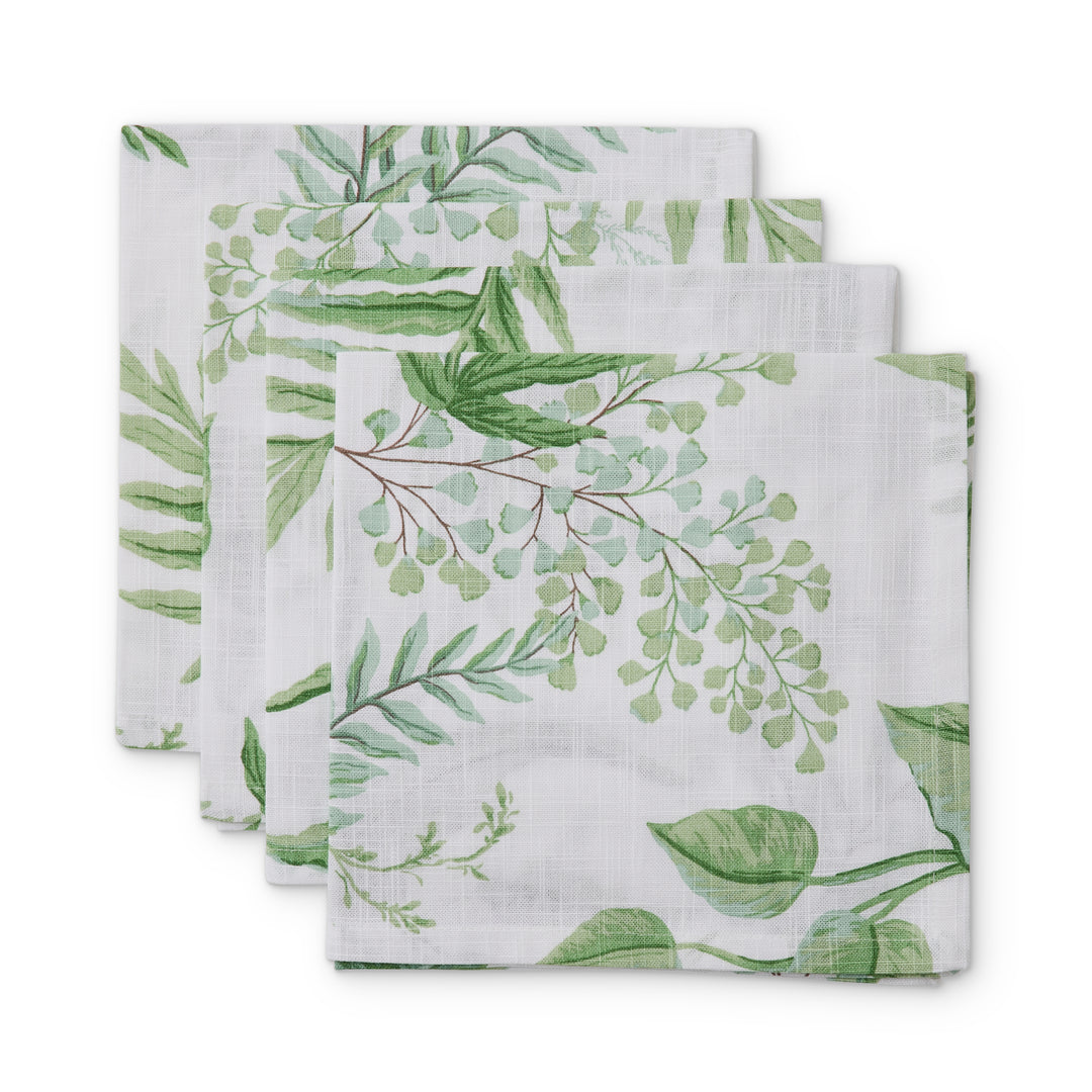Fern Green/Blue Napkin Set of 4 - Madras Link