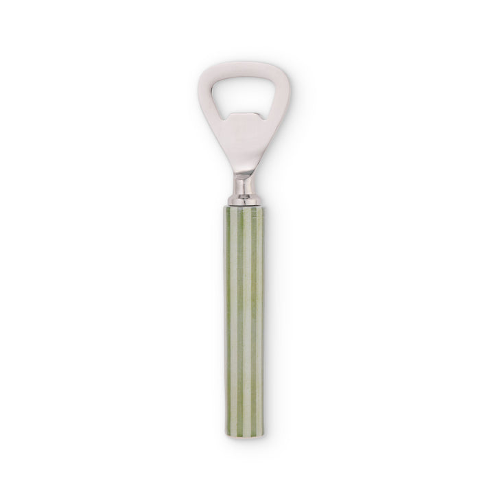 Clyde Stripe Two Tone Green Bottle Opener