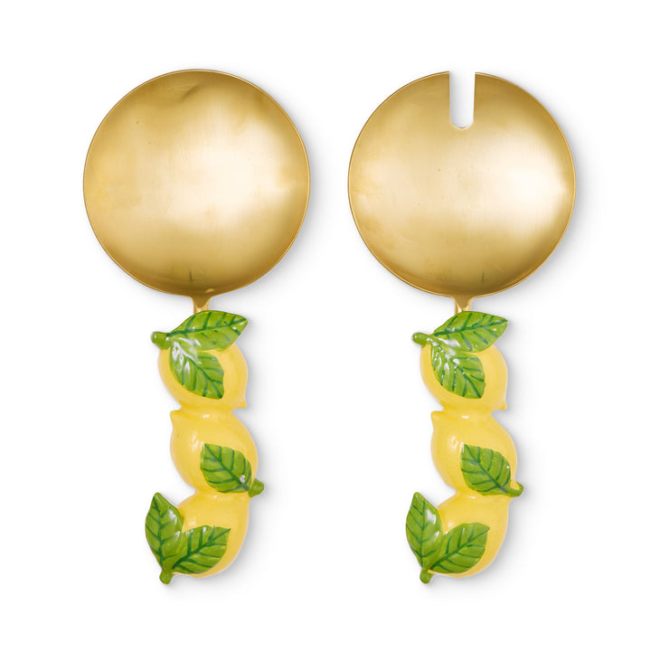 Lemons Salad Server Set