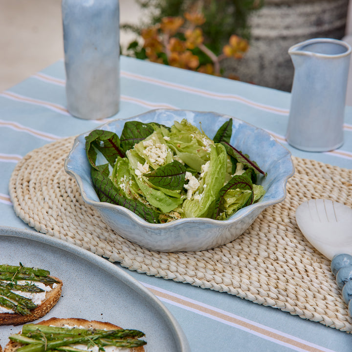 Marseille Wavy Blue Bowl - Madras Link