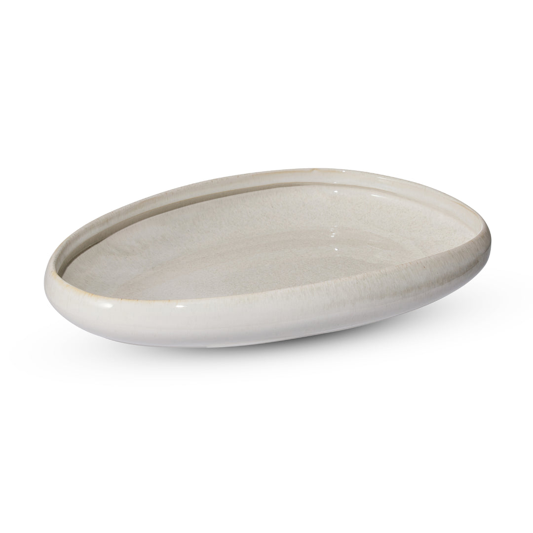 Oslo Reactive Ivory Platter - Madras Link