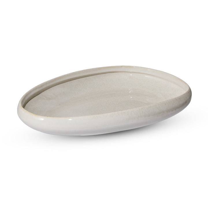 Oslo Reactive Ivory Platter - Madras Link