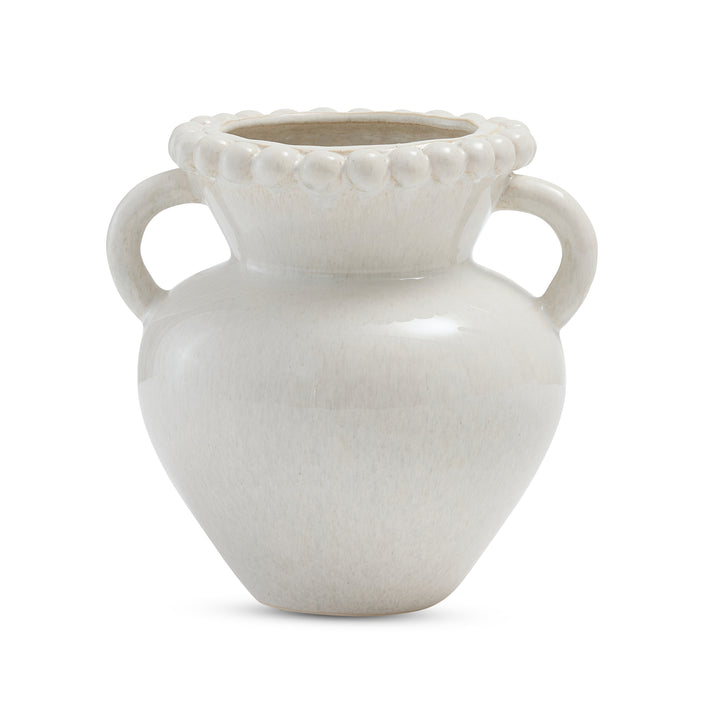 Mona Bobble Reactive Ivory Vase