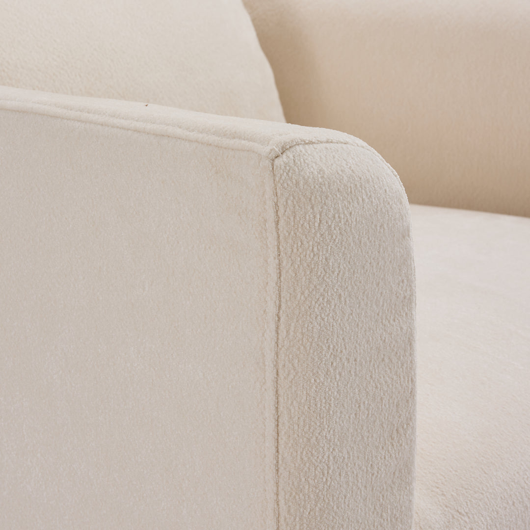 Beau Swivel Armchair Cream Slip Cover