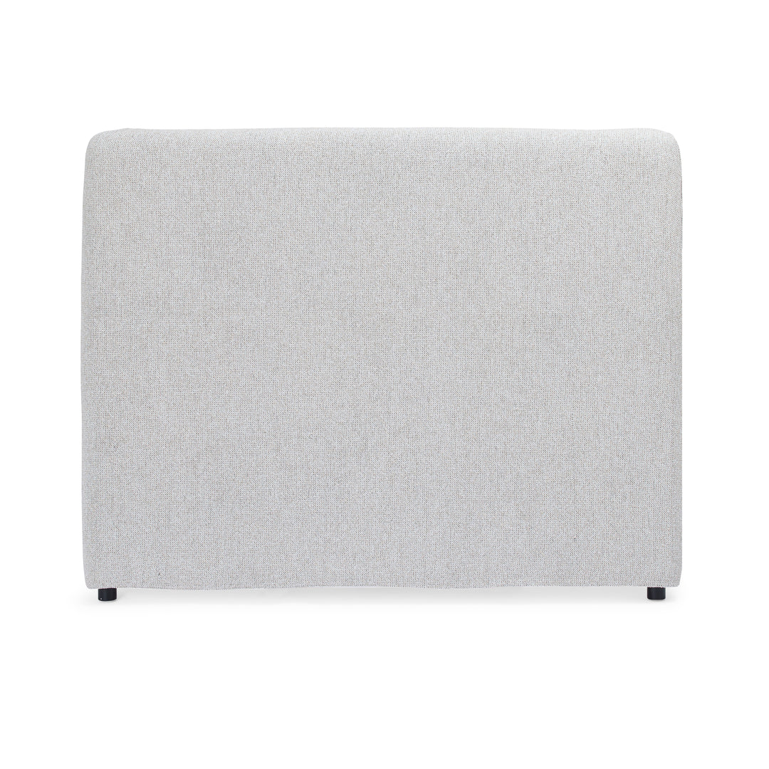 Beau Stone Melange Slip Cover Queen