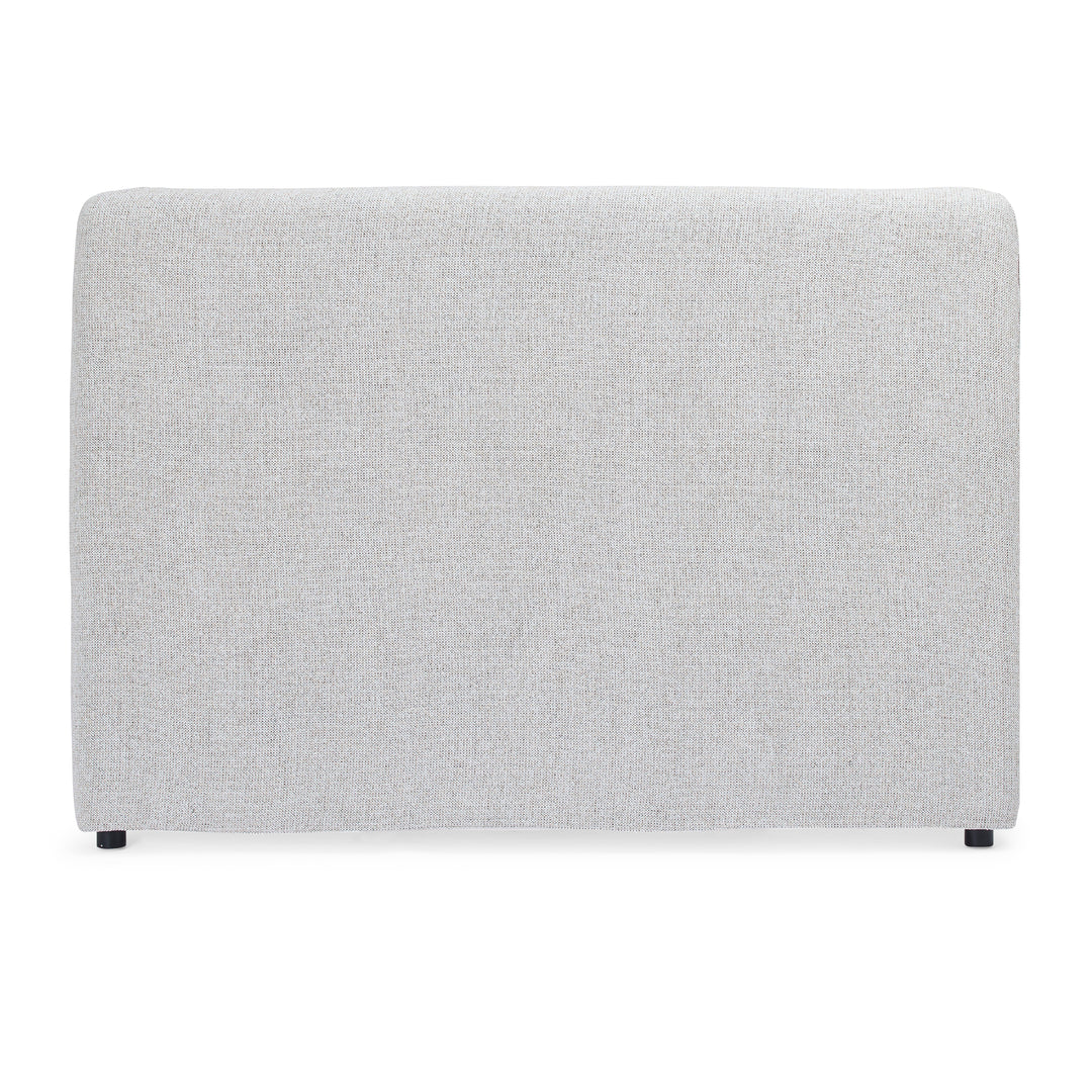 Beau Stone Melange Slip Cover King
