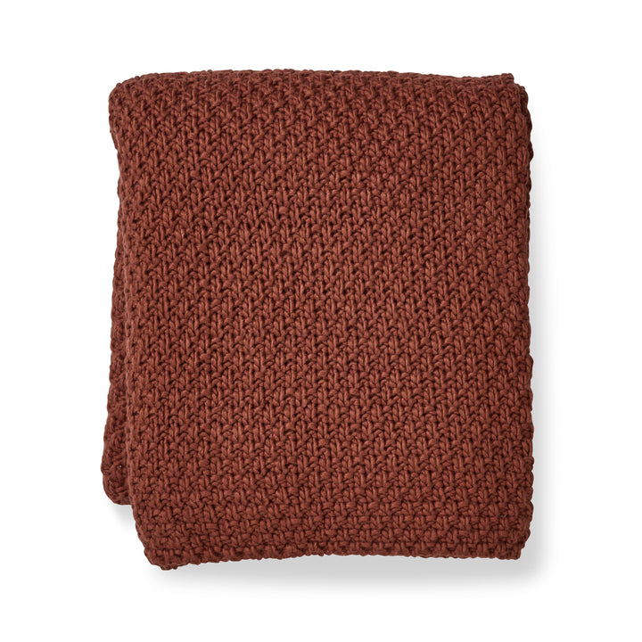 Jarah Russet Throw - Madras Link